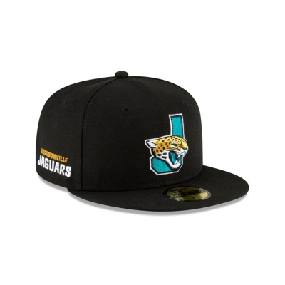 Sapca New Era Jacksonville Jaguars NFL Logo Mix 59FIFTY Fitted - Negrii